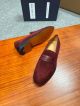 J.M.WESTON Man Red Calfskin Business Leather Shoes 042849 (3)_th.jpg